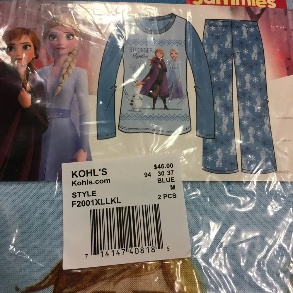 NWT‎ Women’s Disney frozen pajamas - Picture 2 of 2